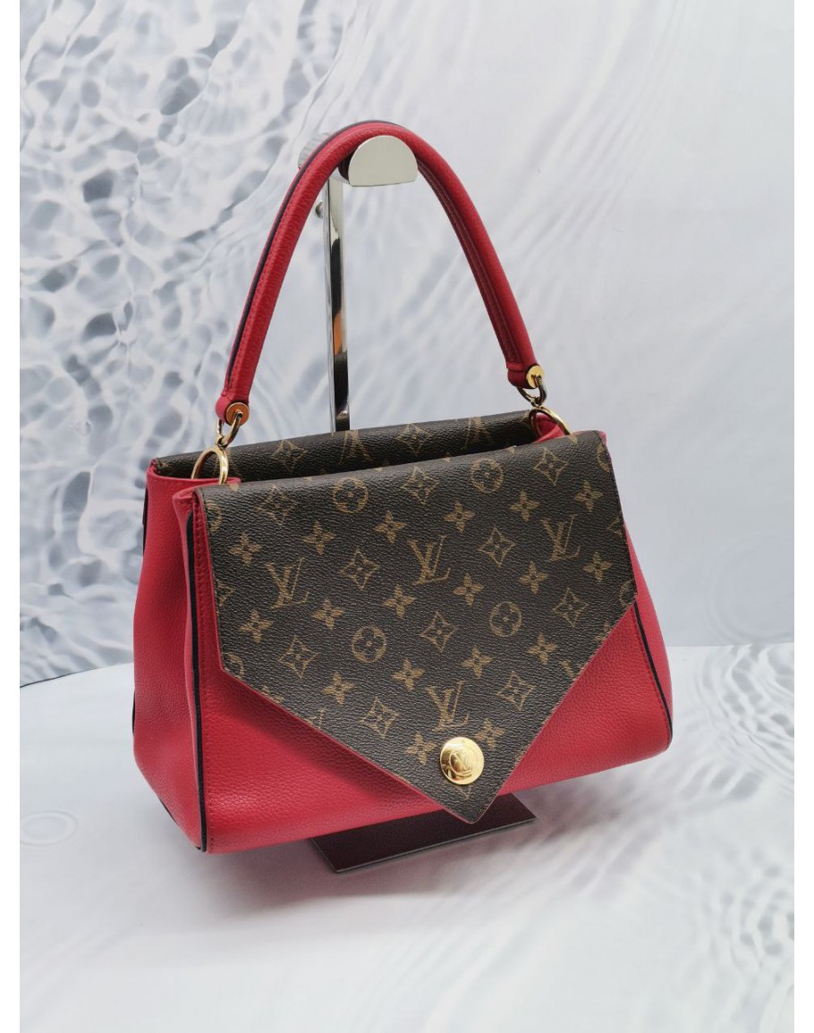 Louis vuitton best sale red v bag